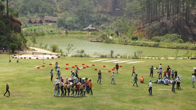 Tổ chức team building Đà Lạt